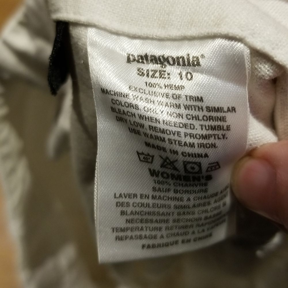 Patagonia women's linen island baggie short summer cruise beach outdoor fashion - Picture 4 of 4